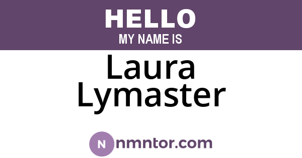 Laura Lymaster