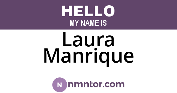Laura Manrique