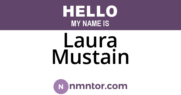 Laura Mustain