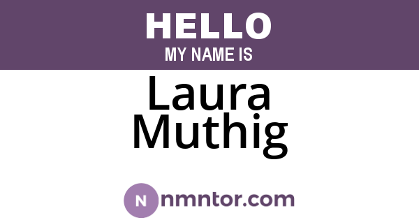 Laura Muthig