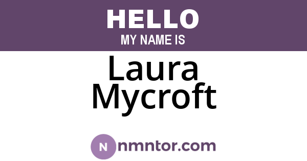 Laura Mycroft