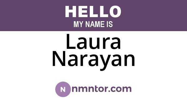 Laura Narayan