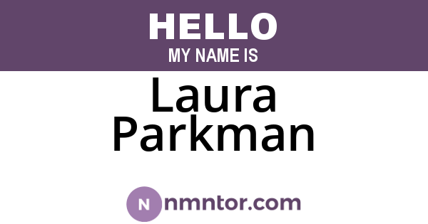 Laura Parkman