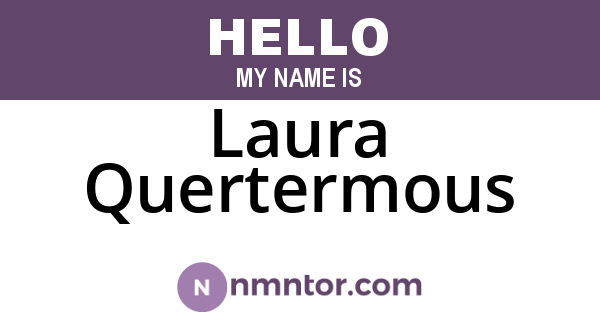 Laura Quertermous
