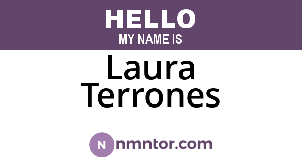 Laura Terrones
