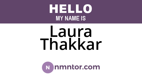 Laura Thakkar
