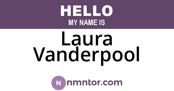 Laura Vanderpool