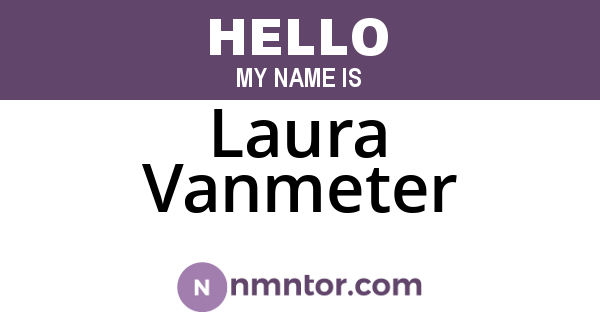 Laura Vanmeter
