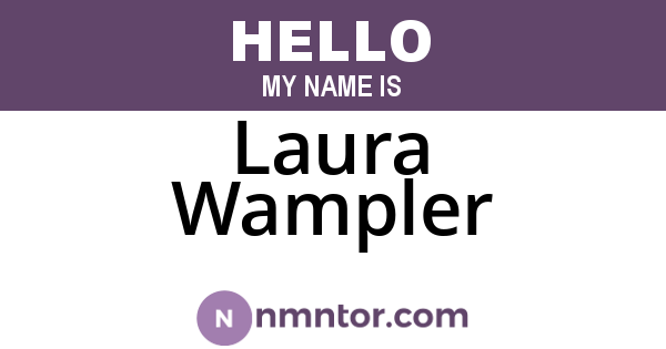 Laura Wampler