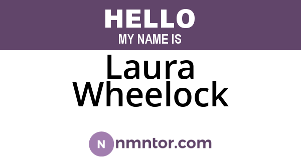 Laura Wheelock