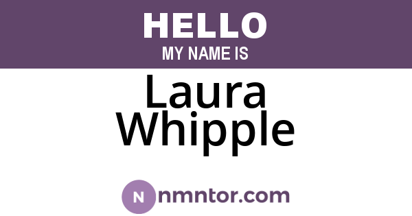 Laura Whipple