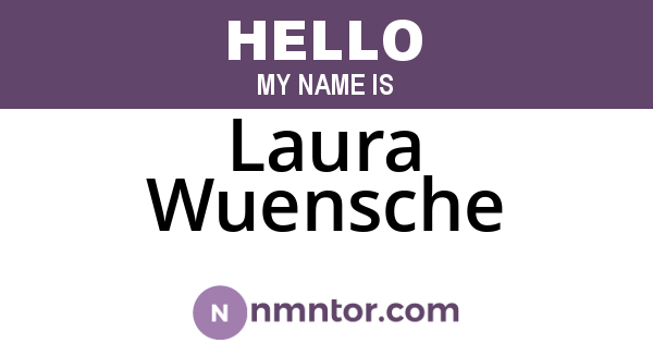 Laura Wuensche