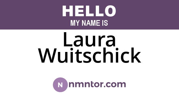 Laura Wuitschick
