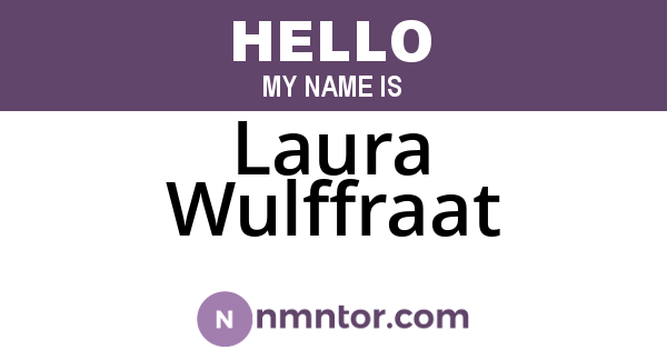 Laura Wulffraat