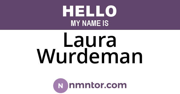 Laura Wurdeman