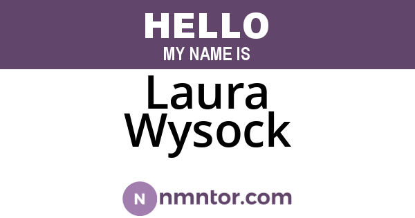 Laura Wysock