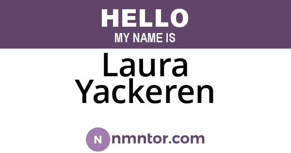 Laura Yackeren