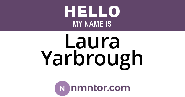 Laura Yarbrough