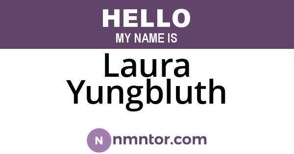 Laura Yungbluth