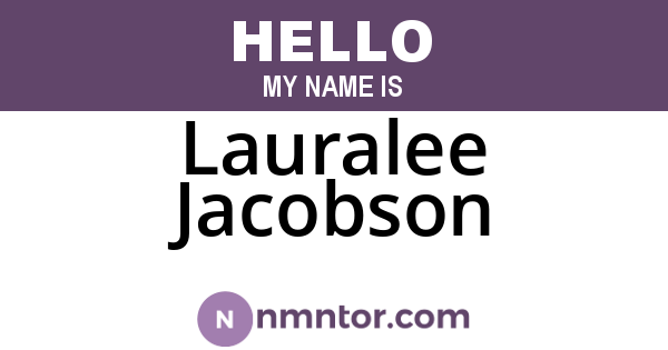 Lauralee Jacobson