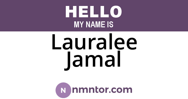 Lauralee Jamal