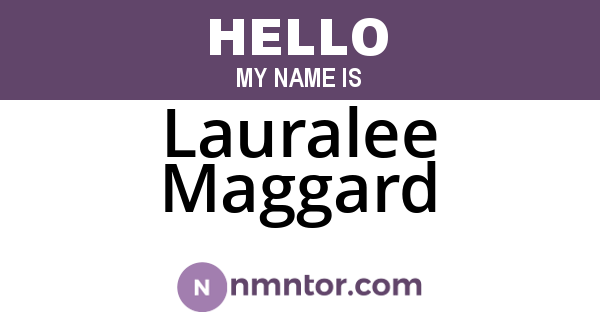 Lauralee Maggard