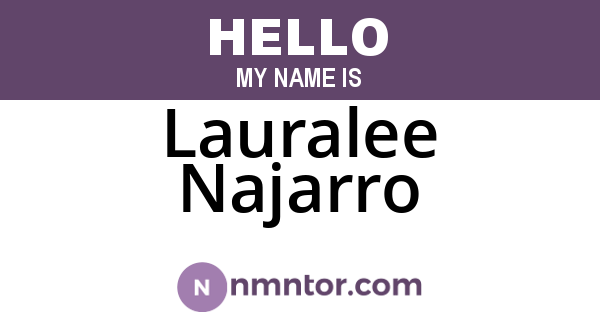 Lauralee Najarro