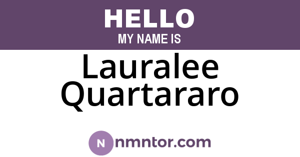 Lauralee Quartararo