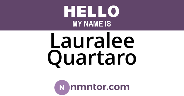 Lauralee Quartaro