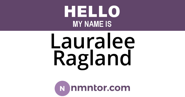 Lauralee Ragland