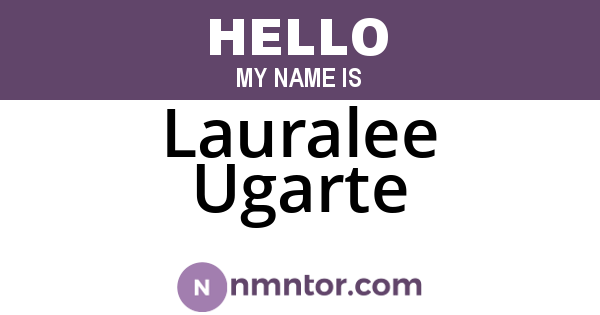 Lauralee Ugarte