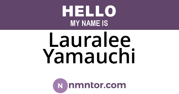 Lauralee Yamauchi