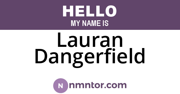 Lauran Dangerfield
