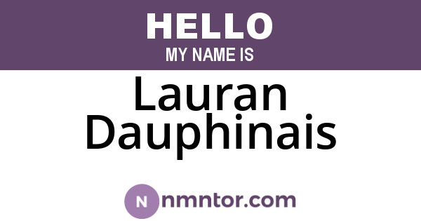 Lauran Dauphinais