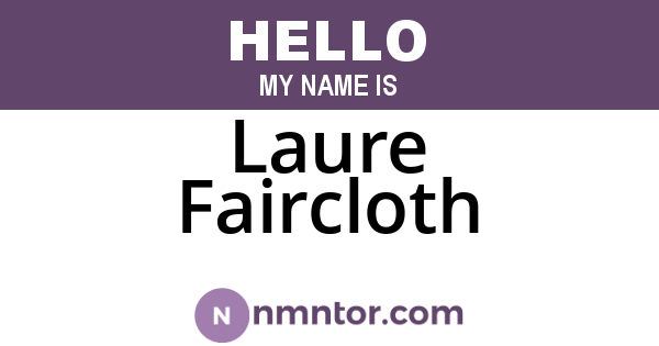 Laure Faircloth