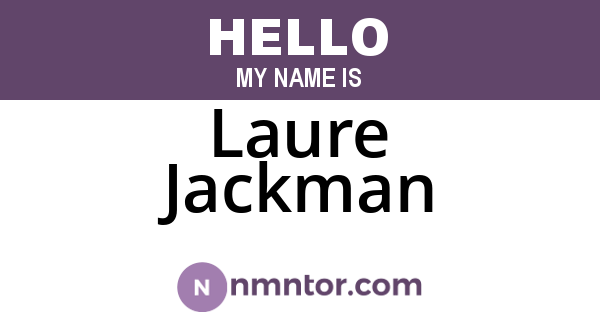 Laure Jackman
