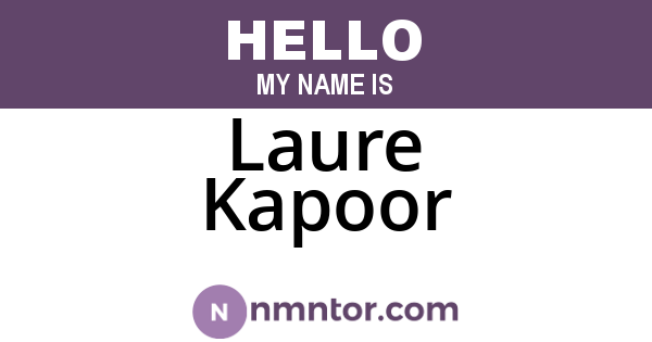 Laure Kapoor