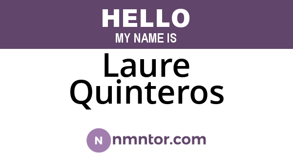 Laure Quinteros