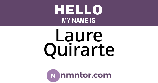 Laure Quirarte