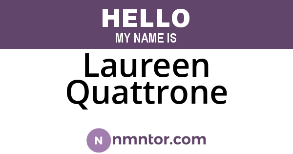 Laureen Quattrone