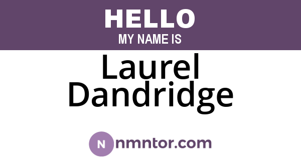 Laurel Dandridge