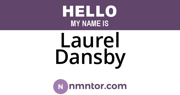Laurel Dansby