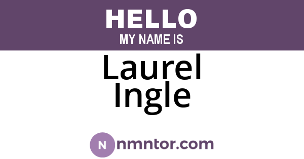 Laurel Ingle