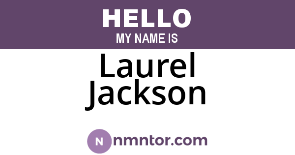Laurel Jackson