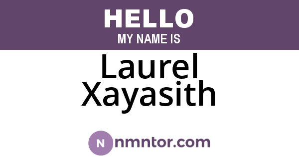 Laurel Xayasith