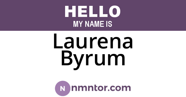 Laurena Byrum