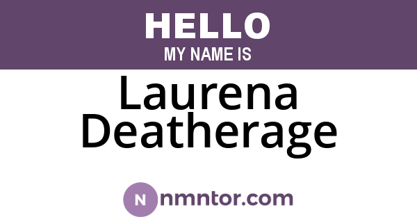Laurena Deatherage