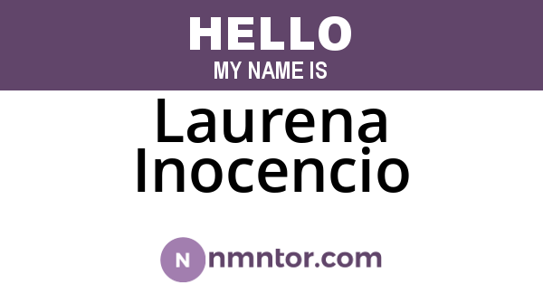 Laurena Inocencio