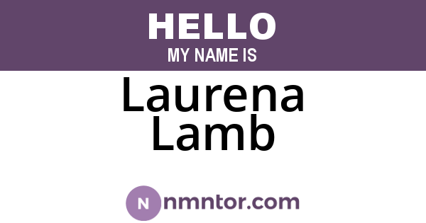 Laurena Lamb