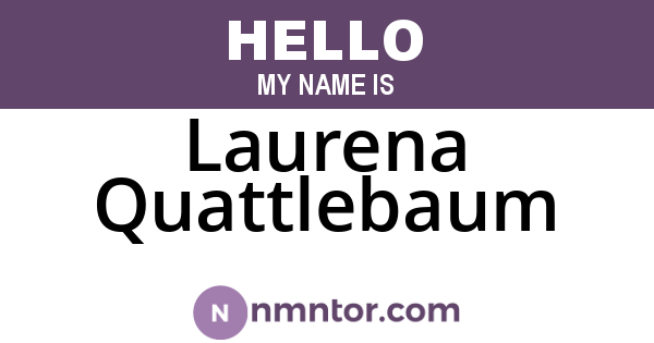 Laurena Quattlebaum